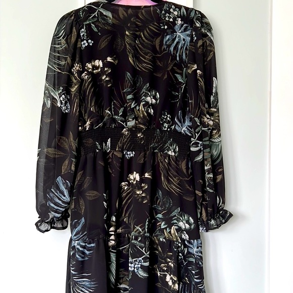 Dex Botanical Print Dress- Size M - Picture 3 of 11
